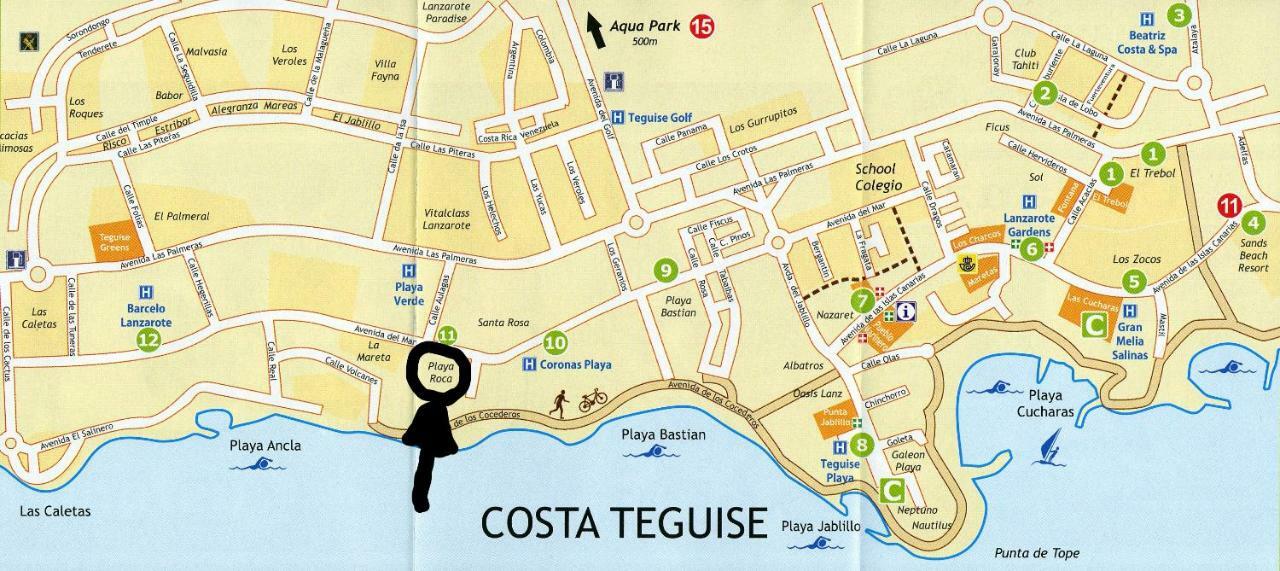 Casa A Primera Linea De Mar กอสตา เตกีสเซ ภายนอก รูปภาพ